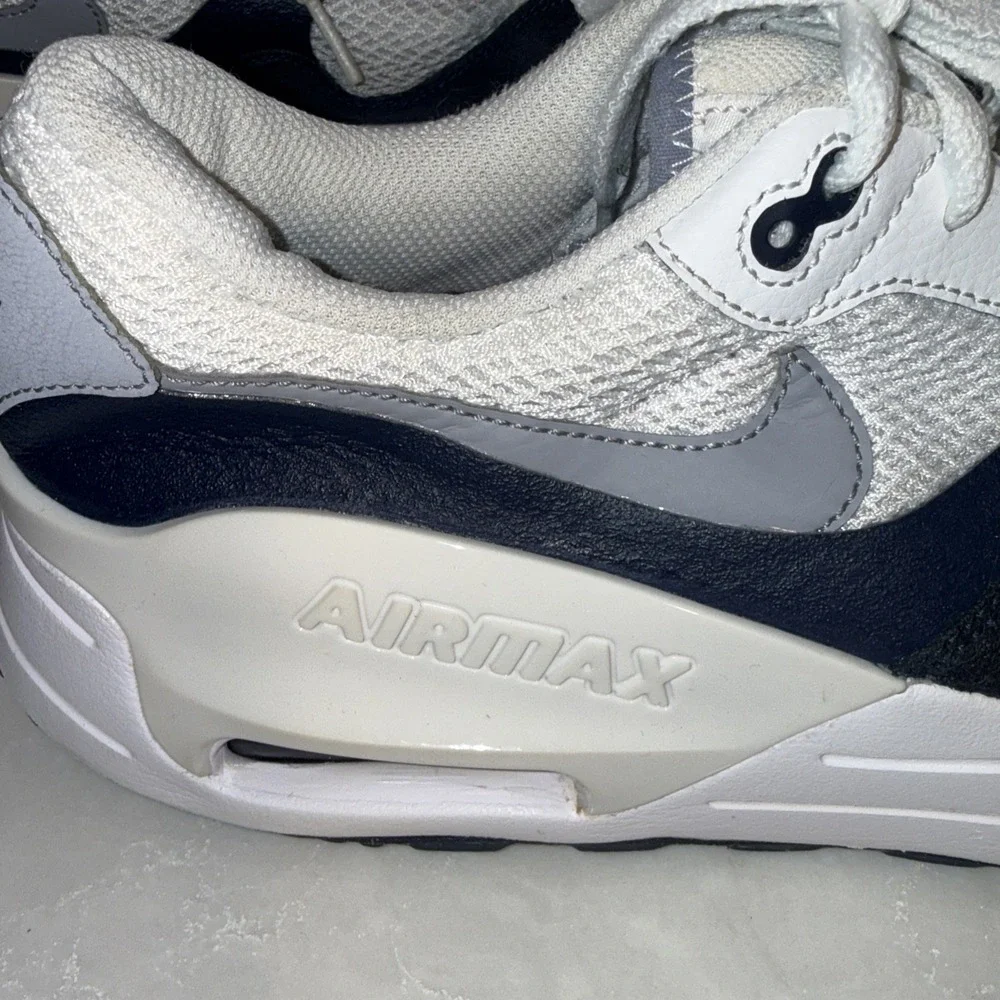 Nike Air Max SYSTM Men's Size 9.5 White/Obsidian Blue Sneakers DM9537-102